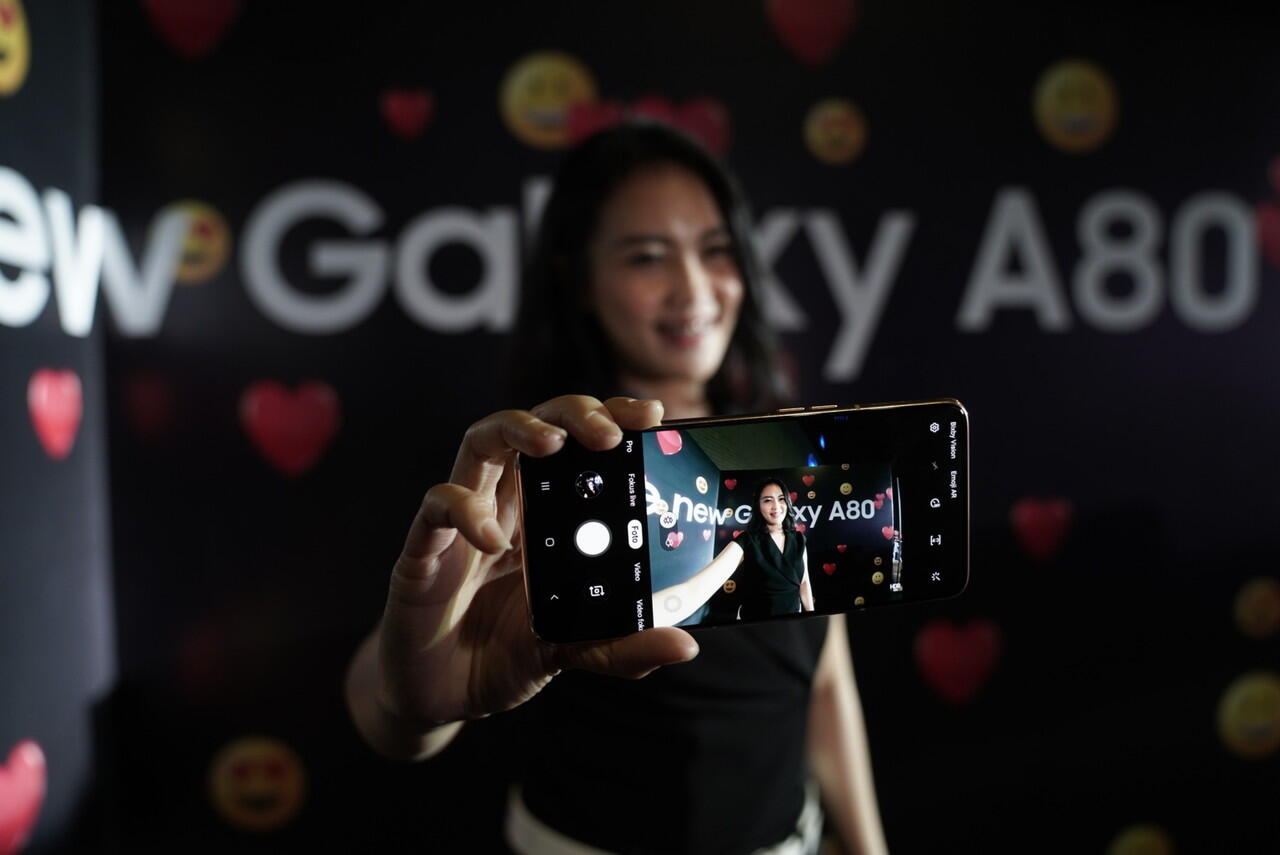 Ponsel dengan Kamera Berputar Samsung Galaxy A80 Resmi Dirilis di Indonesia