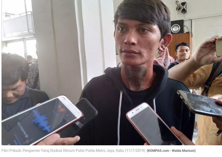 Pengakuan Fikri Pribadi, Dipukul hingga Disetrum Polisi untuk Akui Pembunuhan...