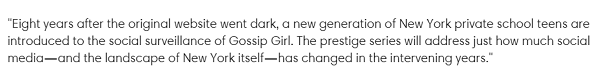 Serial TV Gossip Girl Bakal Balik Lagi Nih! 