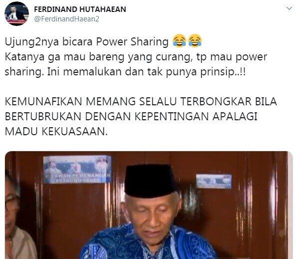 People Power Jadi Power Sharing, Demokrat: Memalukan dan Tak Berprinsip!