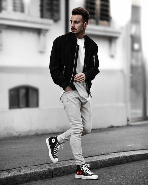 7 Mix & Match dengan Sepatu Converse untuk Cowok Paling Keren