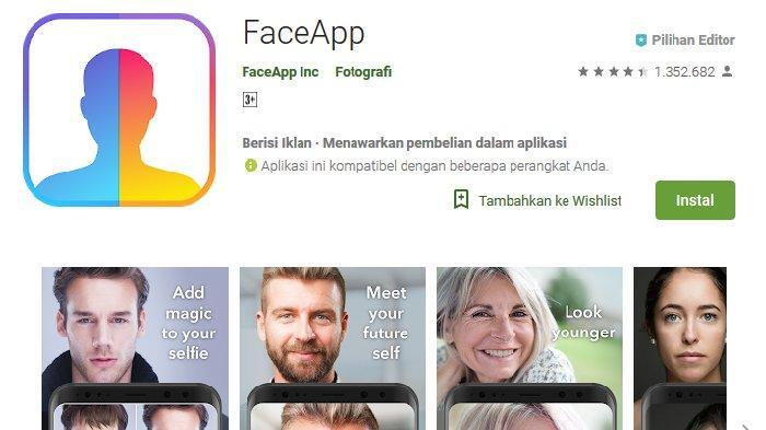 Sedang Viral, Aplikasi FaceApp Punya Akses ke Lebih dari 150 Juta Wajah Penggunanya