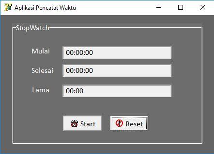 Tutorial Membuat Aplikasi StopWatch Pada Borland Delphi7