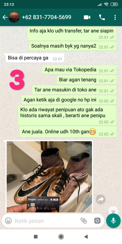 Kejanggalan Transaksi