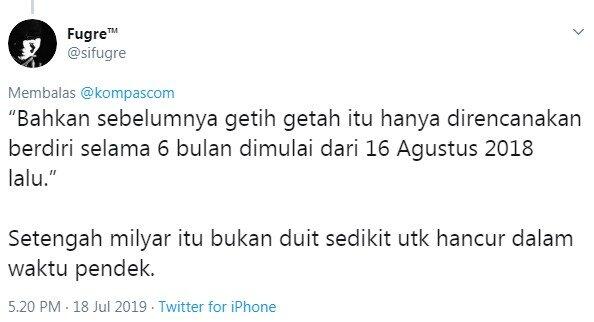 Diadu dengan Ahok, Setara Denda Rizieq: Kritik Warganet Soal Getah Getih