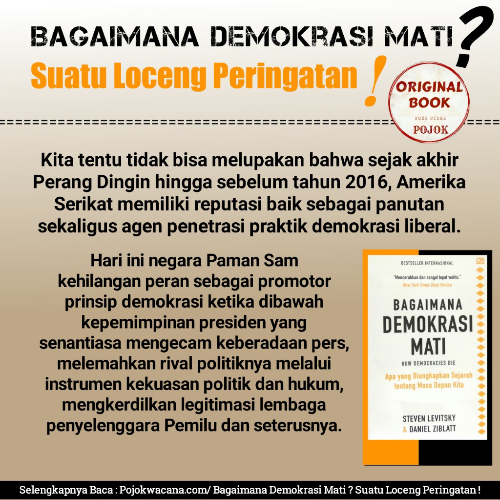 Review Buku #9 Bagaimana Demokrasi Mati?&nbsp;

