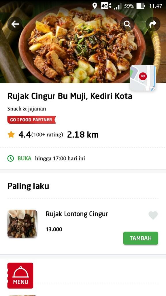 Mau Makan Siang Sama Yang Syeger?Jajan Rujak Cingur Yuk