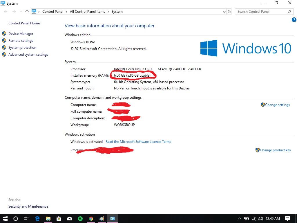 RAM disk D tidak muncul di computer management tapi ter detect di BIOS