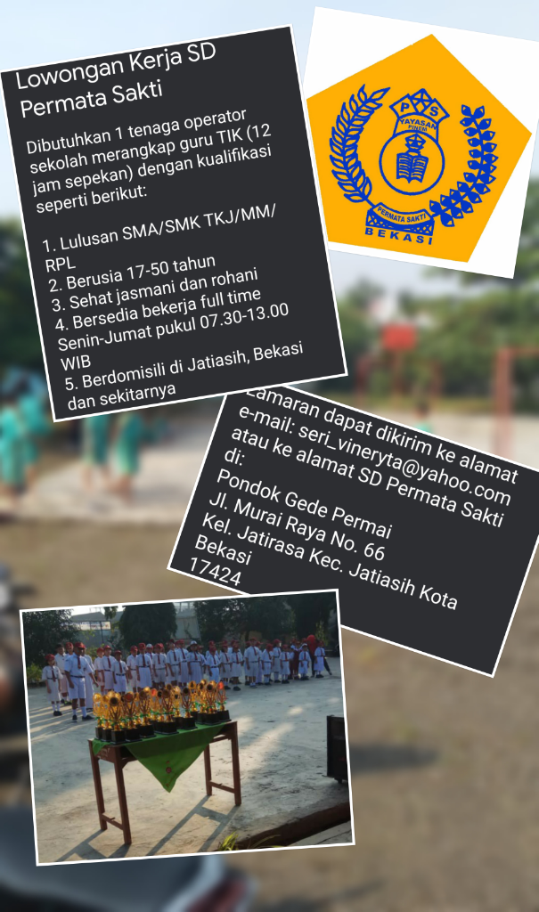 &#91;BEKASI&#93; Loker Operator + Guru TIK di SD Permata Sakti