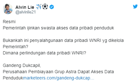 Swasta Diberi Akses Buka Data Pribadi untuk Cegah Penipuan