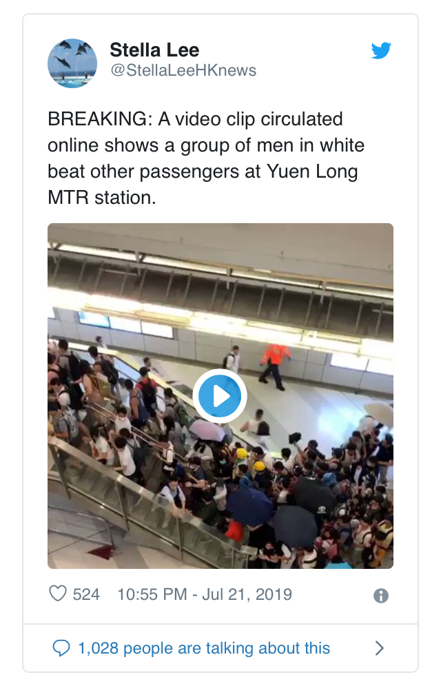 Triad Susupi Demonstrasi Berdarah di Hong Kong