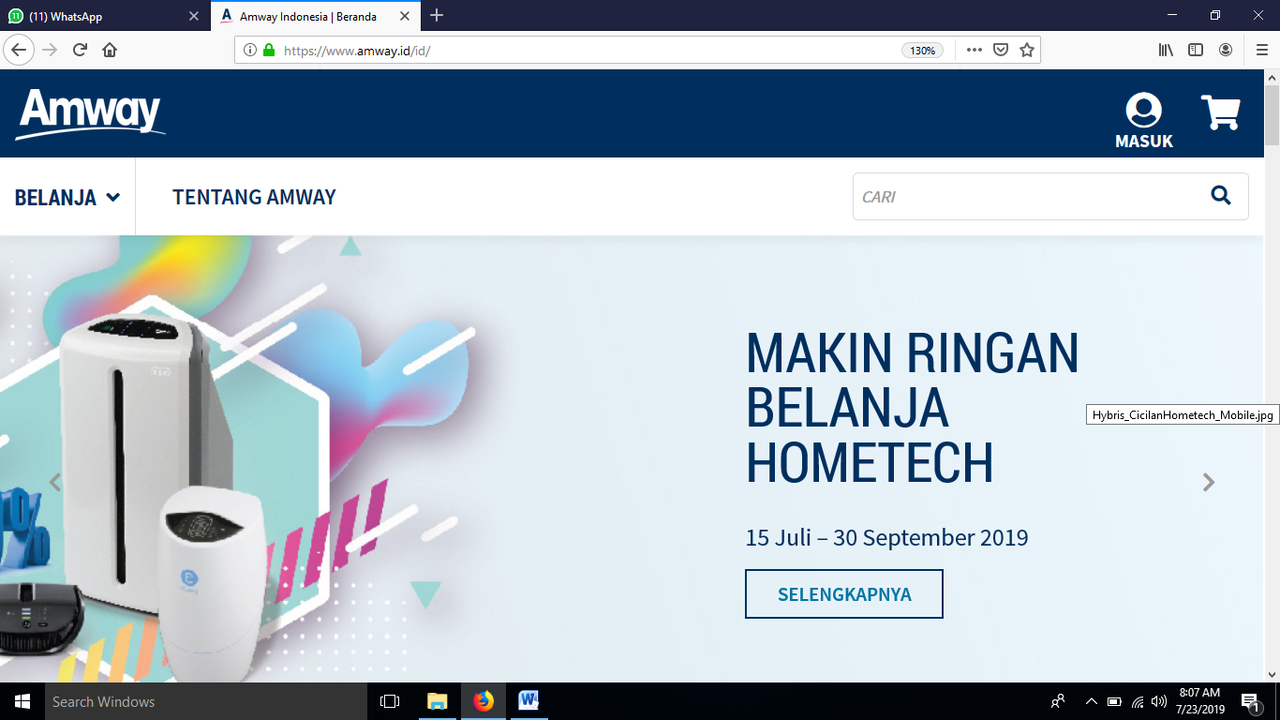 Cara Membeli Produk AMWAY