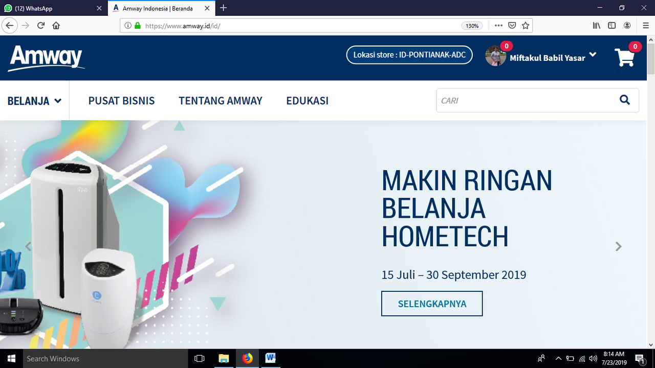 Cara Membeli Produk AMWAY