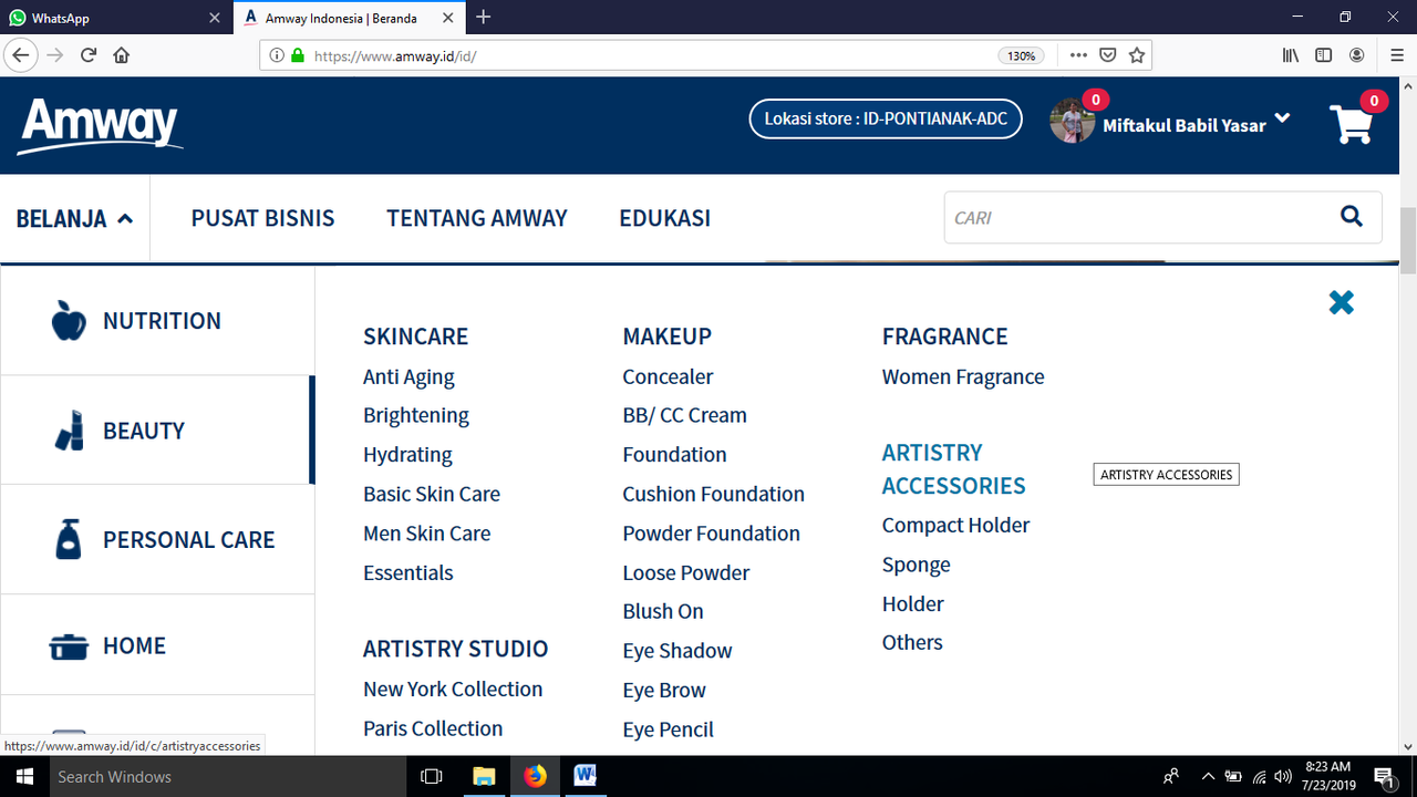 Cara Membeli Produk AMWAY
