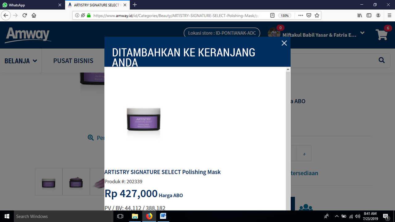 Cara Membeli Produk AMWAY