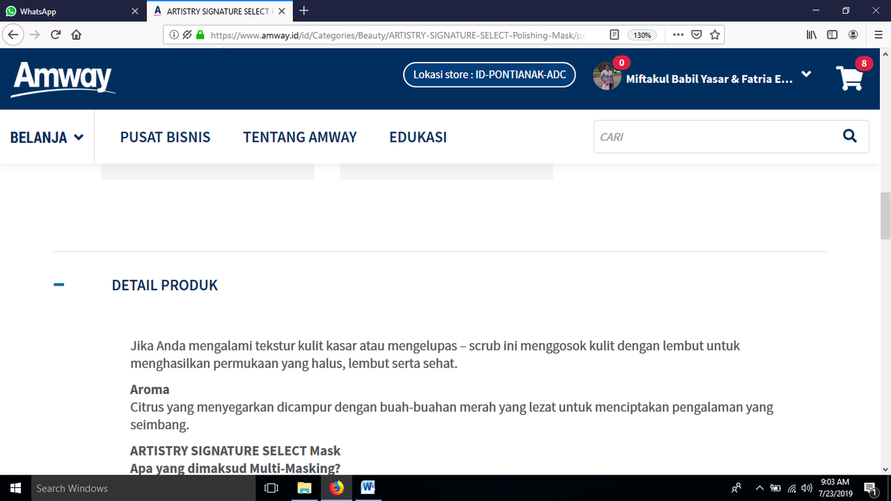 Cara Membeli Produk AMWAY