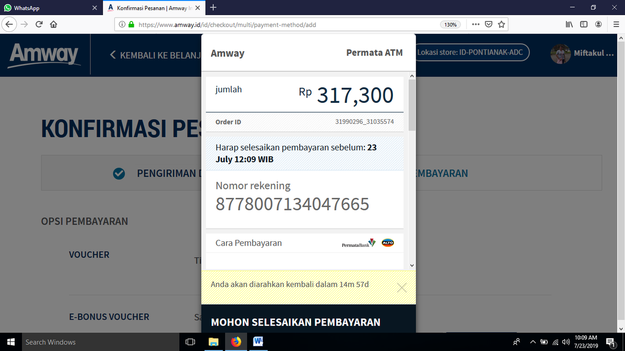 Cara Membeli Produk AMWAY