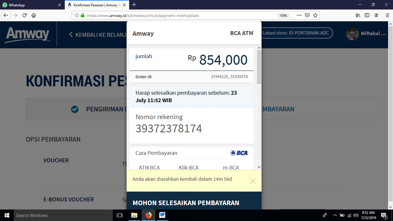 Cara Membeli Produk AMWAY