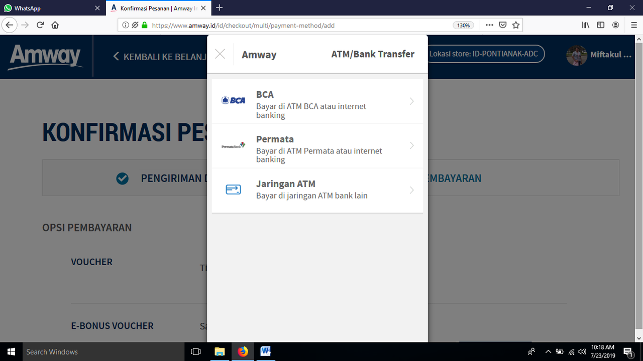 Cara Membeli Produk AMWAY