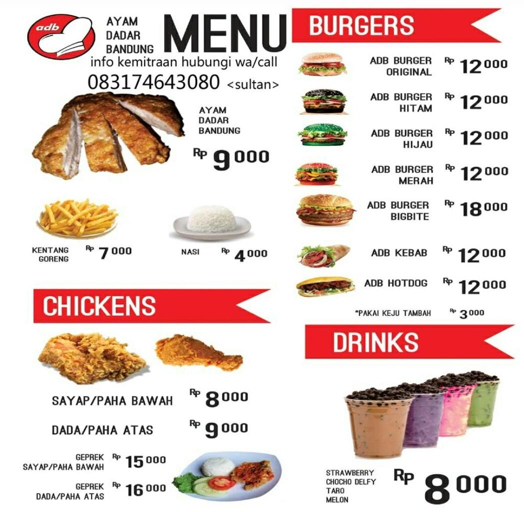 AYAM DADAR BANDUNG SEDANG MEMBUKA KEMITRAAN 