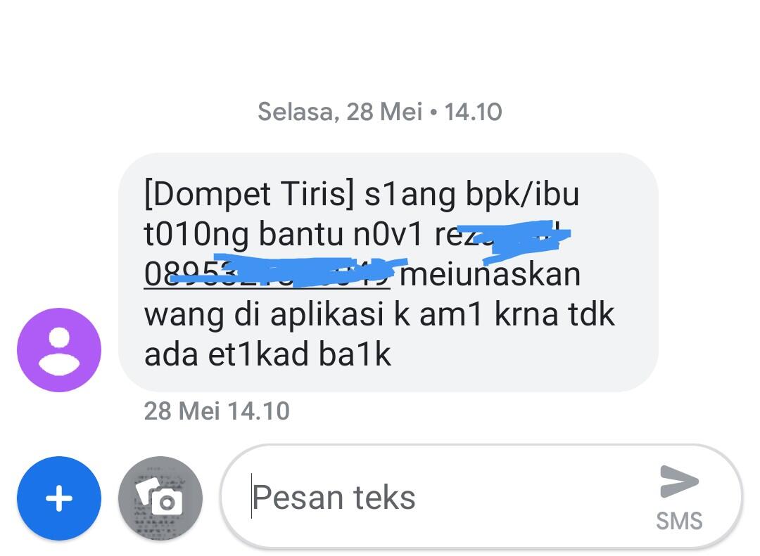 Di SMS Pinjol Suruh Tagih Utang Teman? Saya Pernah