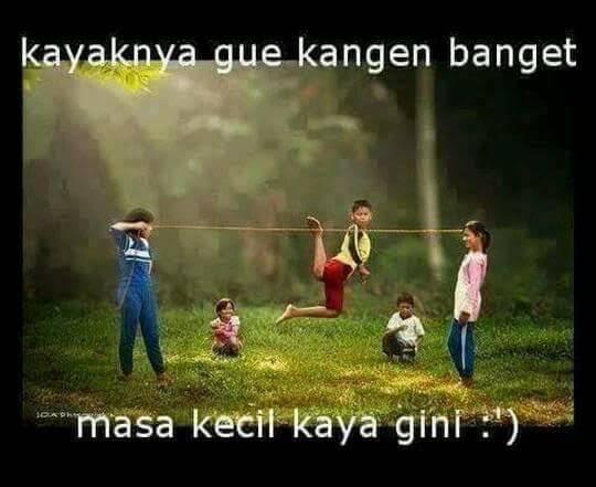 Permainan Jadul Anak Di Kampung Ane