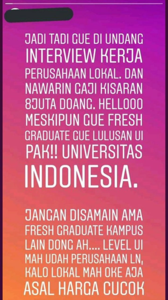 Viral lulusan UI tolak gaji Rp 8 juta, ini gaji fresh graduate versi BPS