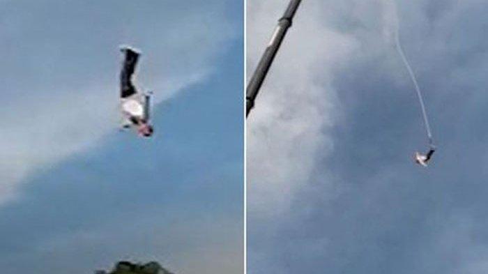 Aksi Bungee Jumping Gagal, Pria Ini Jatuh Dari Ketinggian 100 Meter Dan Patah Tulang