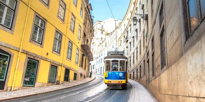 Pemandangan Kota Tertua di Eropa Barat, Lisbon, Portugal