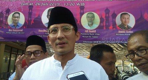 Sandiaga Senang dan Merasa Terhormat Jika Diundang Ma'ruf Amin
