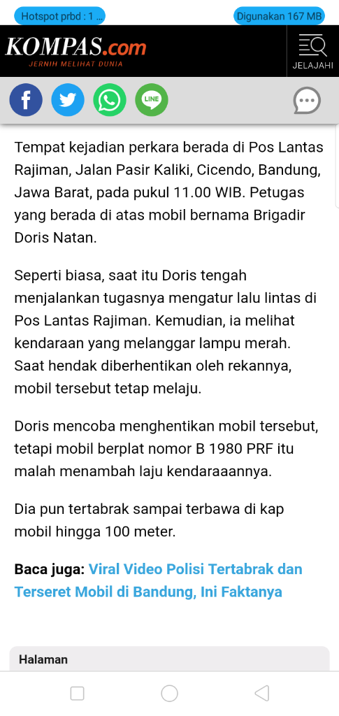 Aksi Heroik Polisi Saat Tilang Pelanggar Lalu Lintas, Apa Pendapatmu?
