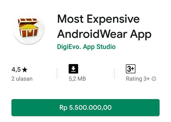5 Aplikasi Android Termahal Yang Belum Diketahui Kegunaannya