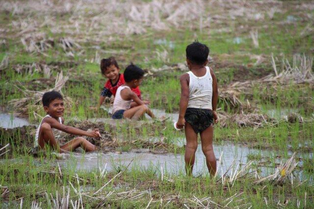 Masa kecil ? Sawah,kali,dolanan,dan rotan emak!