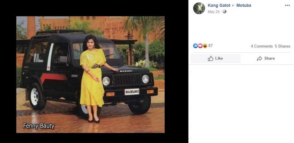 Foto Iklan Mobil Jadul Ini VIRAL, &quot;MODEL CANTIK&quot;nya Bikin SALFOK Netizen!