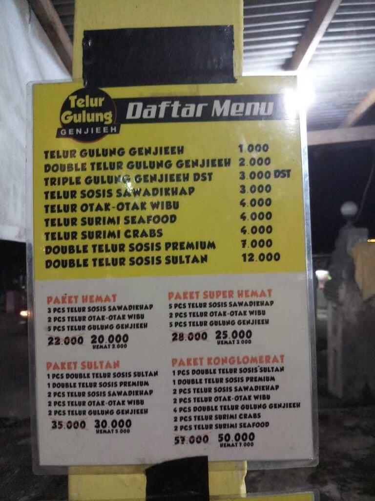 Telur Gulung Genjieeh : Telur Yang Lagi Hype Abis Di Kota Serang