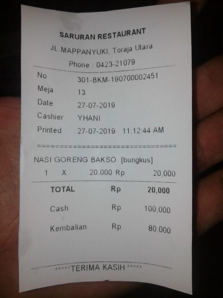Nasi Goreng Bakso Makanan Andalan Ane