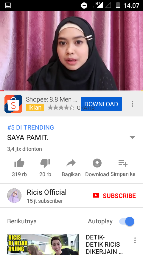 Ria Ricis Pamit, 2 Hari Sudah Balik Lagi, Netizen: DRAMA!