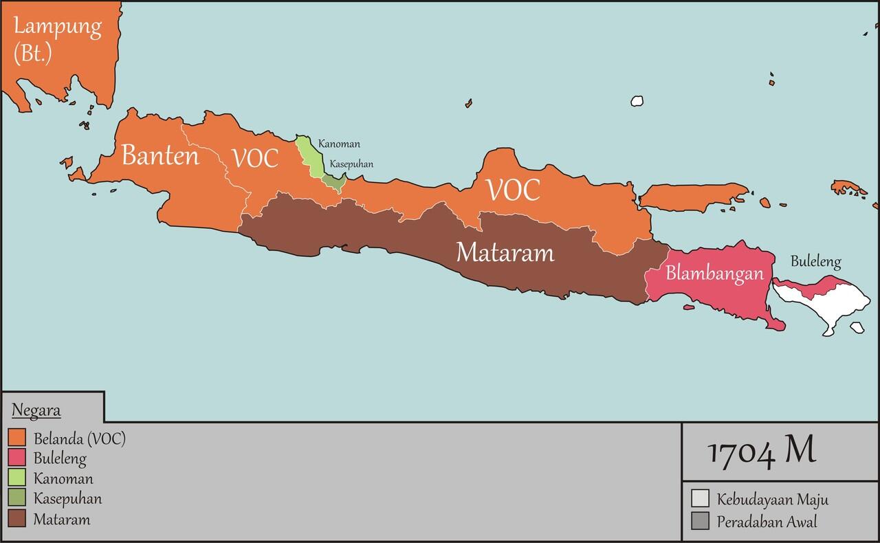 Raja Jawa Kehilangan Pesisir Utara Tahun 1670-1680