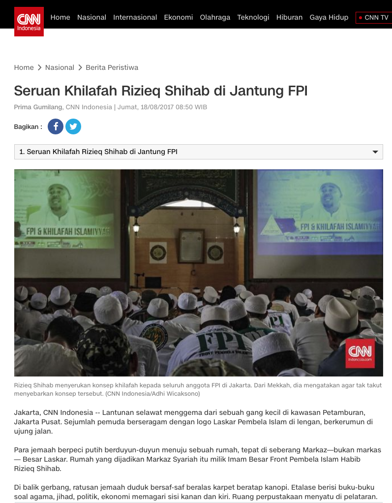 PKS Sebut FPI Tak Pernah Makar dan Lawan Pancasila