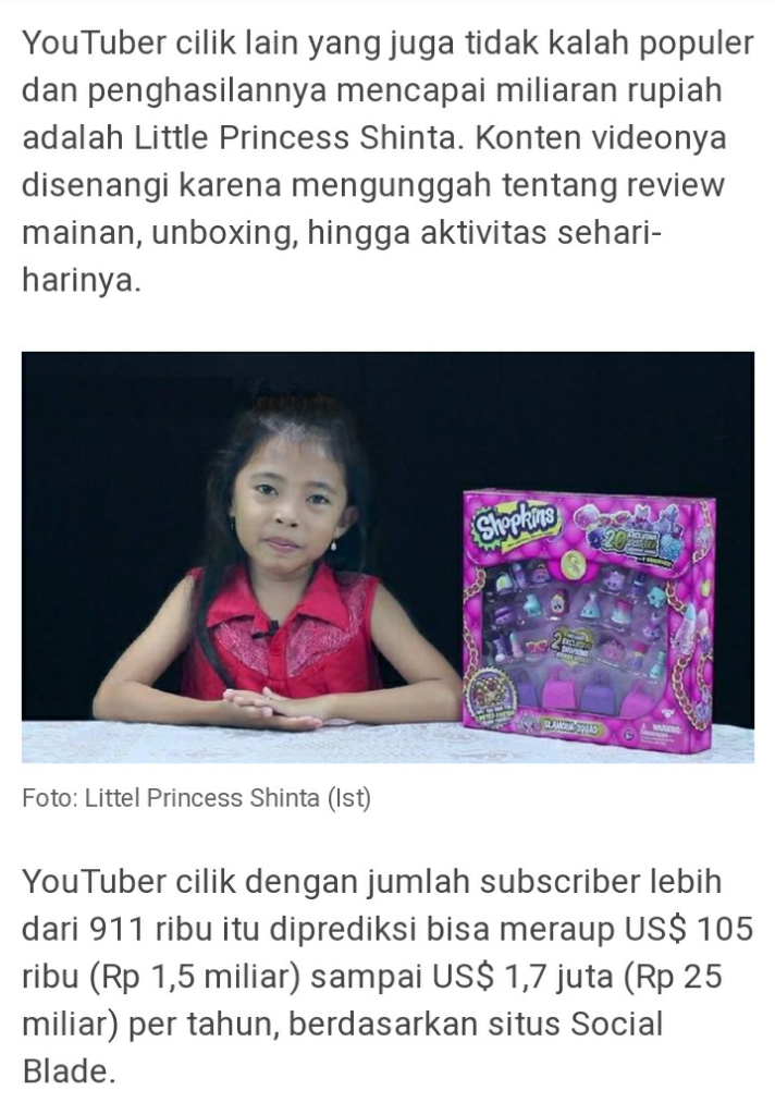 Bocah YouTubers Yang Totalis Ini Bisa Membeli Gedung Seharga 112 Milyar, Benarkah?