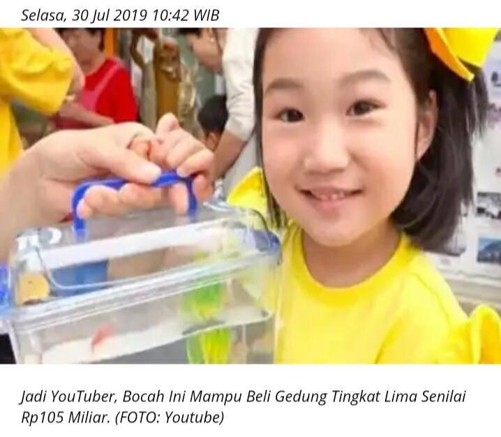 Bocah YouTubers Yang Totalis Ini Bisa Membeli Gedung Seharga 112 Milyar, Benarkah?