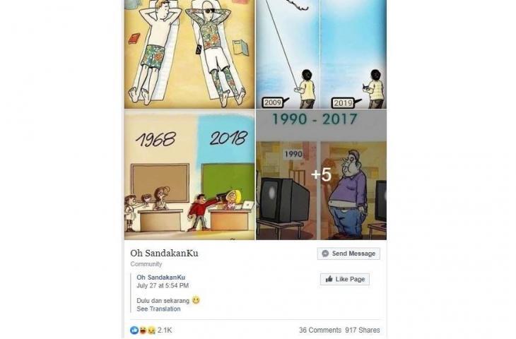 Viral Di Facebook, Gambar &quot;MEME&quot; Ini Perlihatkan Perbedaan Jaman Dulu Dan Sekarang!