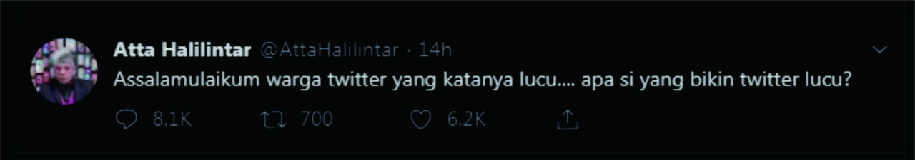 Ngapain Atta Hadir di Twitter? Jadi Trending Lagi!