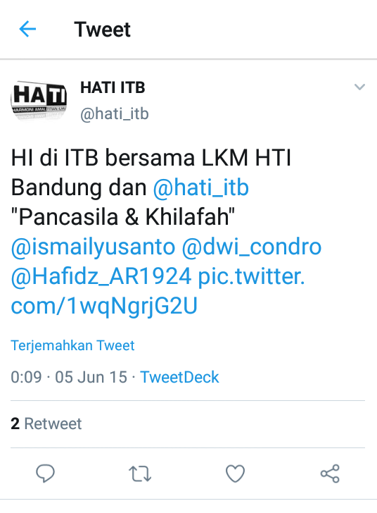 Mengenal HATI: Organisasi Kemahasiswaan Yang Dibekukan Rektorat ITB