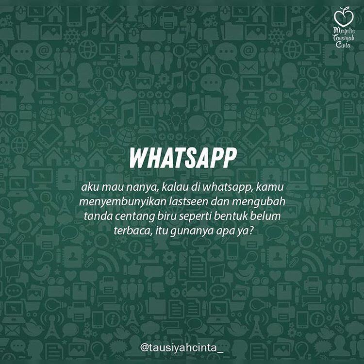 Sebuah Pelajaran Dari Dua Centang Biru