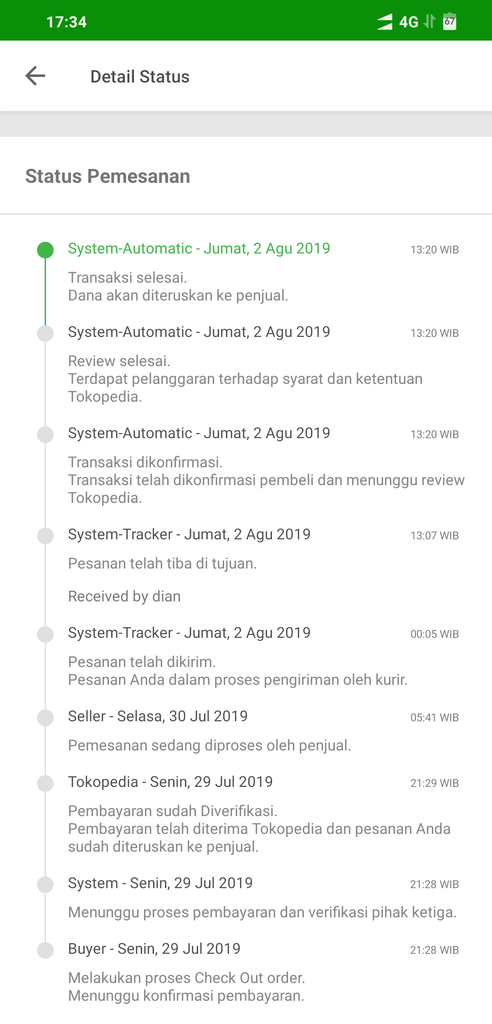 Tokopedia tolong diinvestigasi dulu