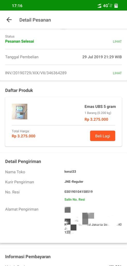 Tokopedia tolong diinvestigasi dulu