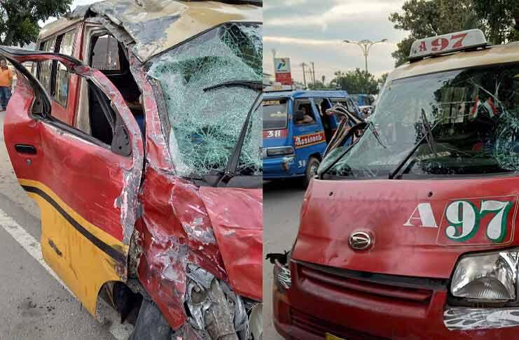 Tabrakan Beruntun di Medan, Bola Mata Sopir Angkot Keluar