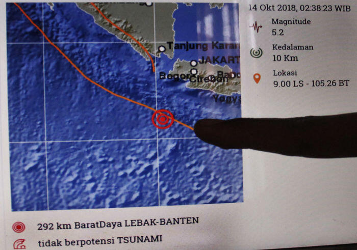 Gempa Banten dipicu pergerakan lempeng Indo-Australia