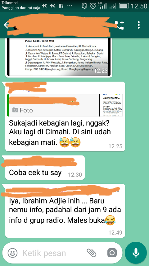 Hikmah Bahagia Pemadaman Listrik